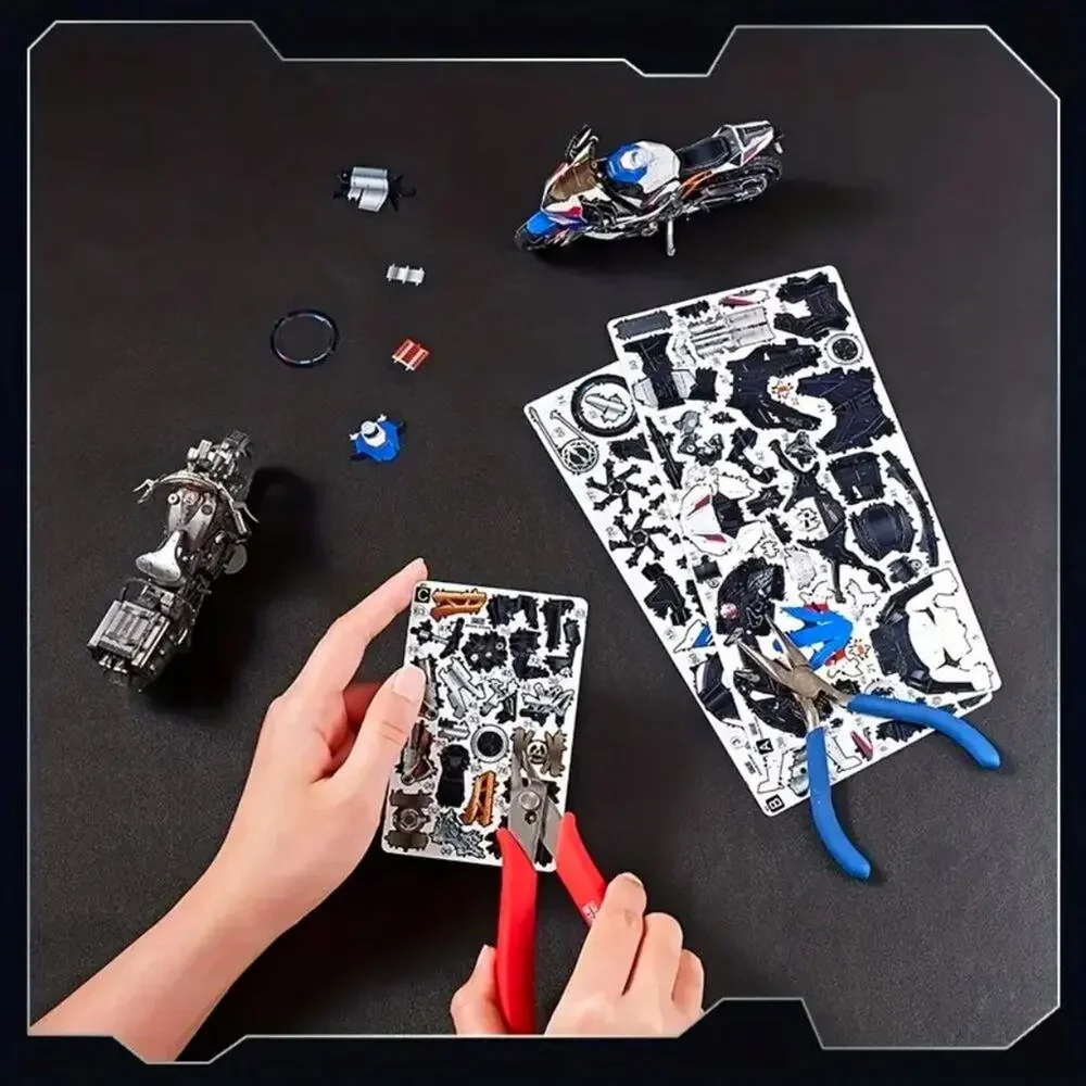 3D Metal Electric Motorcycle Kit - Do It Yourself